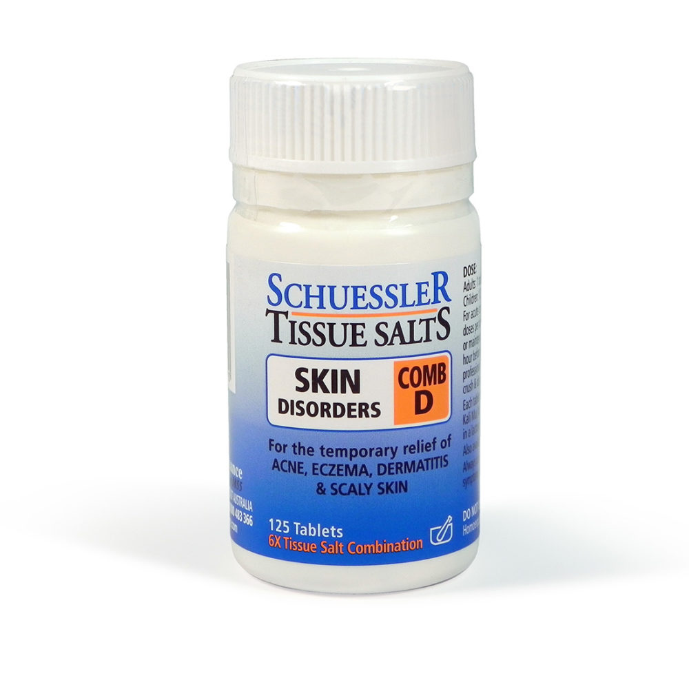 Schuessler Tissue Salts 125 Tablets - Comb D | Martin & Pleasance