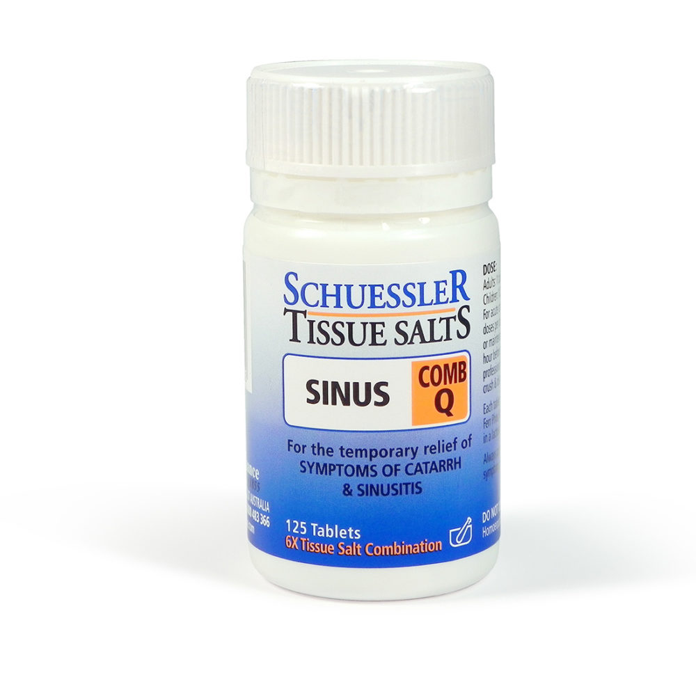 Schuessler Tissue Salts 125 Tablets – Comb Q | Martin & Pleasance